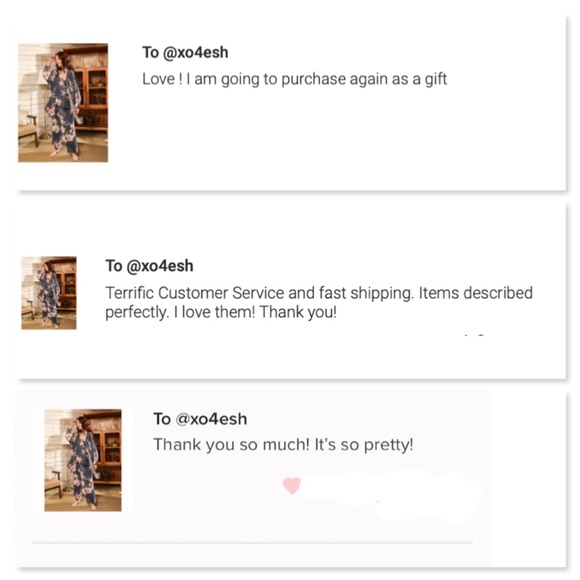 3 Piece Grey Floral Print Pajama Set - Picture 7 of 10